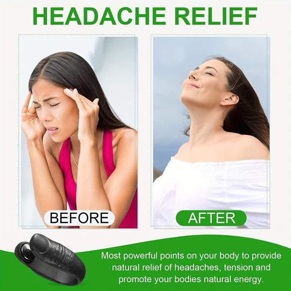 Li4 Acupressure Point Clip Wearable – Headache Relief, Supporting Acupressure Relaxation.