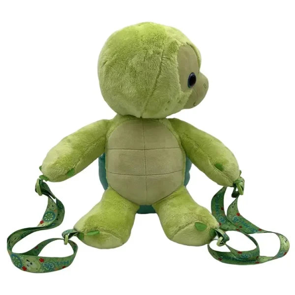Super Soft Plum Stuffed Baby Sea Tortoise Animal Kids Back Pack-30 cm