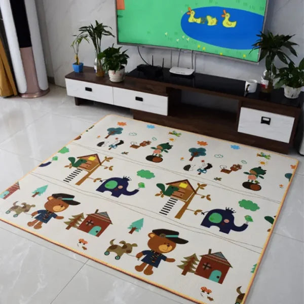 Crawling Mat Double-sided Baby Playmat foam For Infants Toddlers (random Color) (random Design)