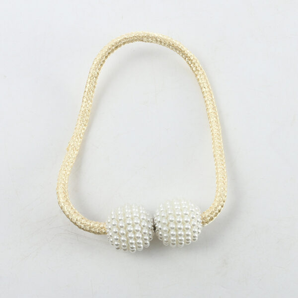 Curtain Buckle Magnetic Clip Bead Curtain Tie Back Hanging Ball Curtain (1 Pair)