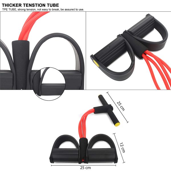 Elastic Pull Ropes Tummy Trimmer For Men & Women