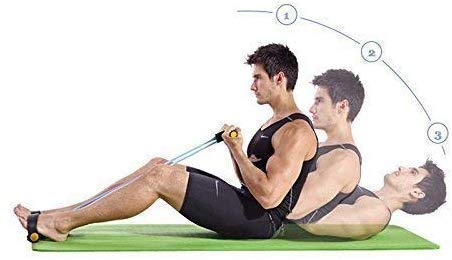 Elastic Pull Ropes Tummy Trimmer For Men & Women