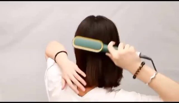 Multifunctional Hair Straightener Brush Heated Brushes Ceramic Anti-scald Hair Straightening Hot Comb Hair Care Fast HeatingProduct