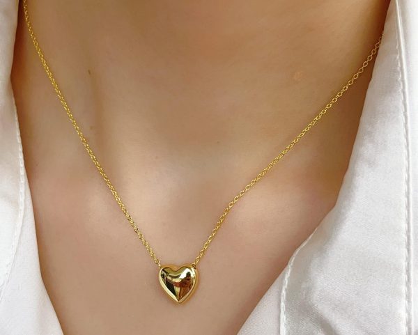 Heart Shape Necklace | Stainless Steel Pendant