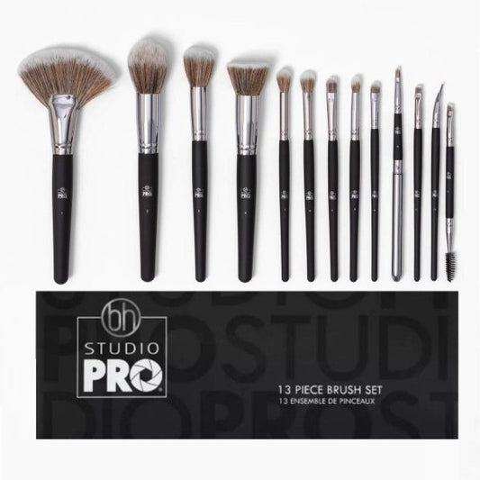 B.H Cosmetics Studio Pro Brush Set OF 13 Beautiful Essential Makeup Brushes.