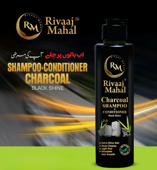 Rivaaj Mahal Charcoal Shampoo & Conditioner