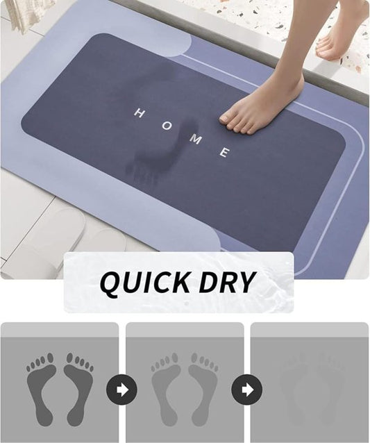 Square Floor Mat For Bathroom, Kitchen & Entryway – Random Color
