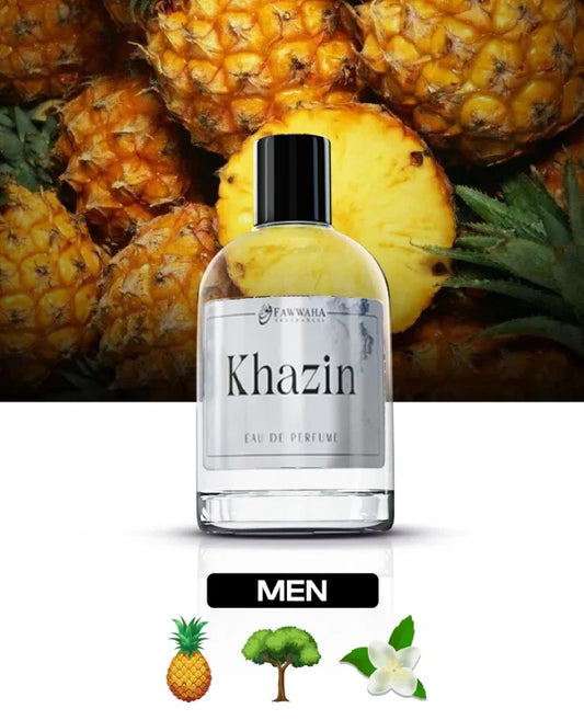 Khazin (our Impression Of Creed Aventus) By Fawwaha 50ml Spray Form